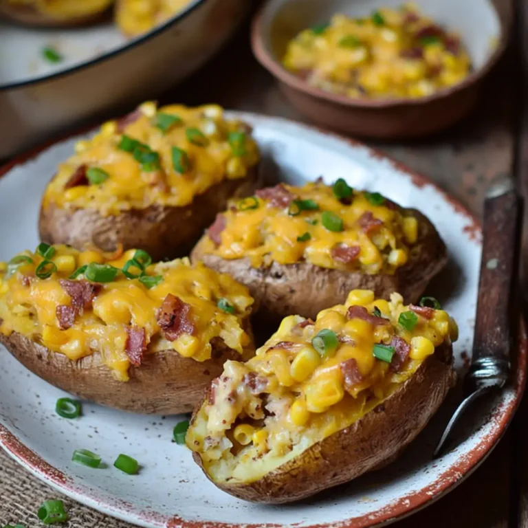 Gefüllte Ofenkartoffeln
