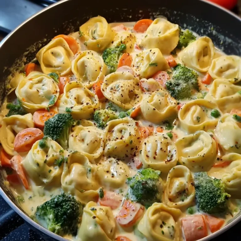 Gemüse Tortellini Pfanne