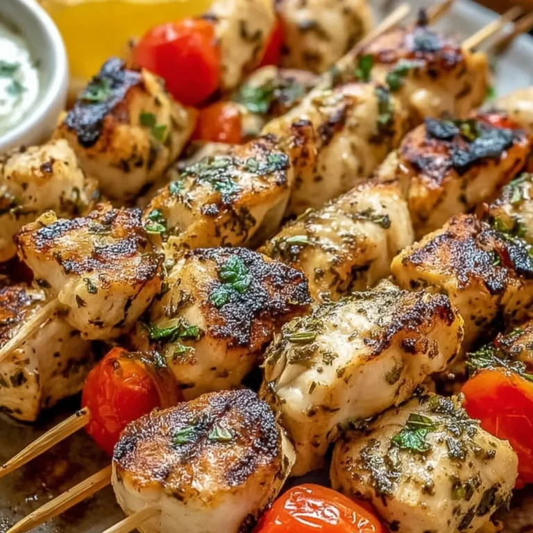 Griechisches Hähnchen Souvlaki