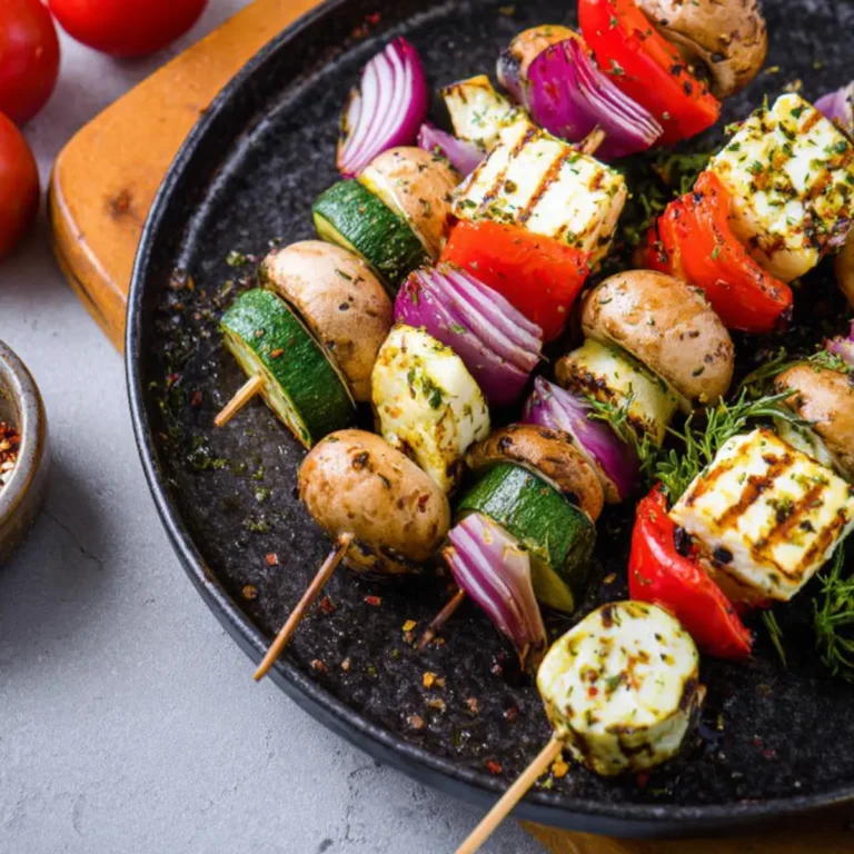 Grillgemüse mit Halloumi