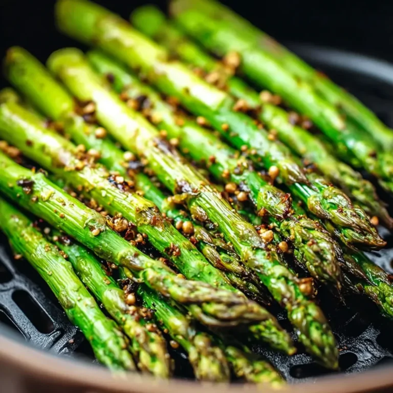 Grüner Spargel im Airfryer