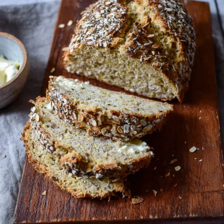 Haferflockenbrot mit Quark