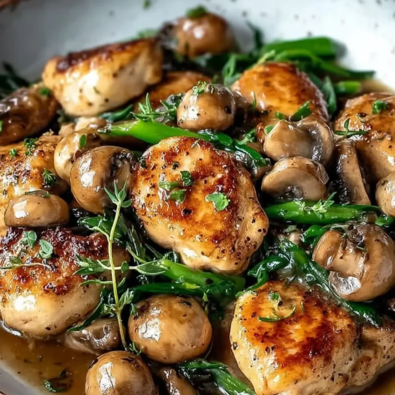 Hähnchen Pilz Pfanne