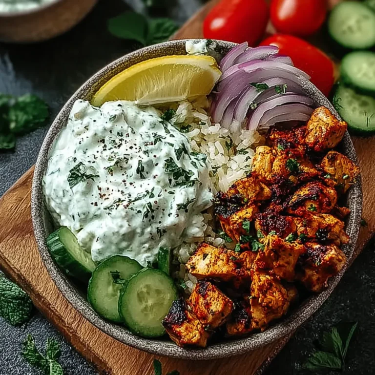 Hähnchen Tzatziki Bowl