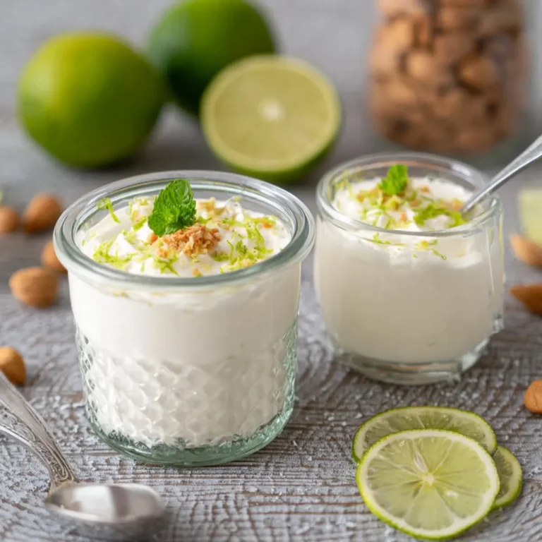 Joghurt Limetten Mousse