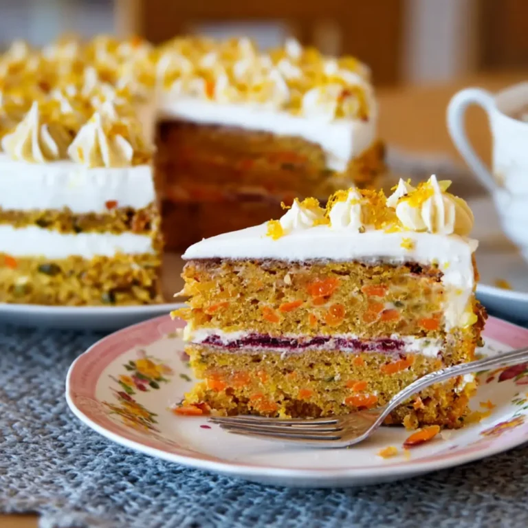 Karotten Zitronen Torte