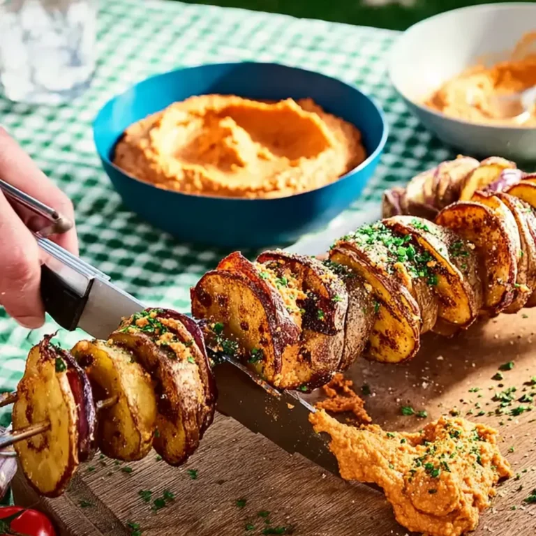 Kartoffel Schawarma mit Tomaten Hummus