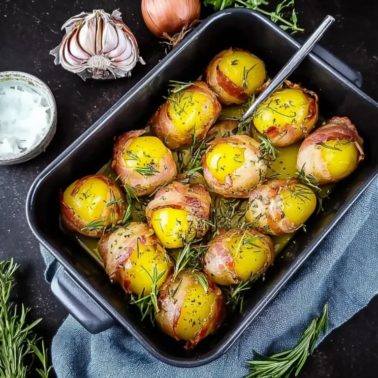 Kartoffeln im Speckmantel