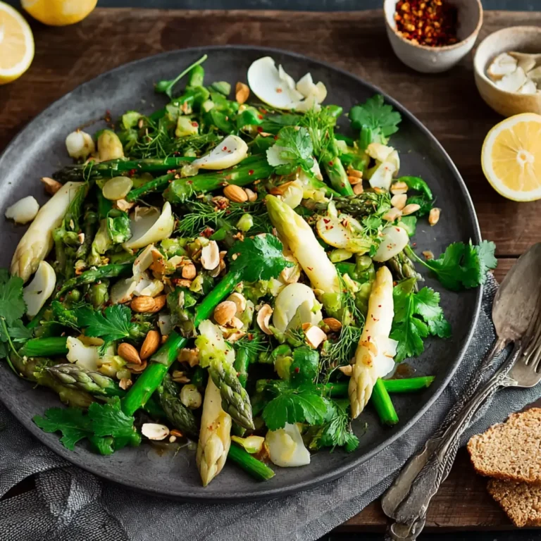 Lauwarmer Spargelsalat