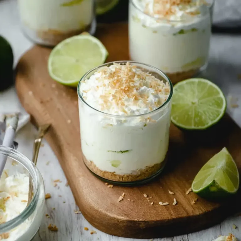 Limetten Mousse mit Joghurt