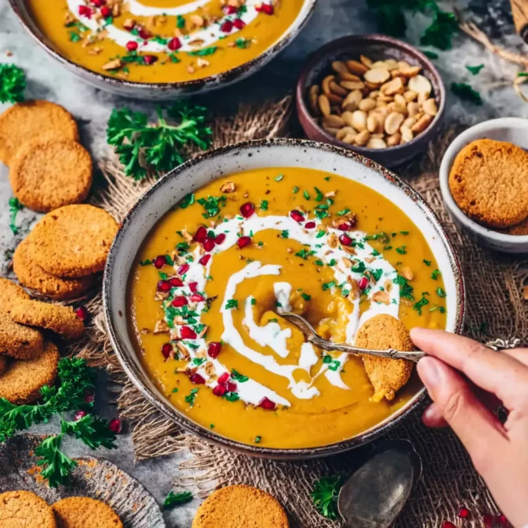 Linsen Süßkartoffel Suppe