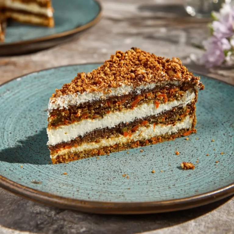 Möhrenkuchen mit Frischkäsecreme