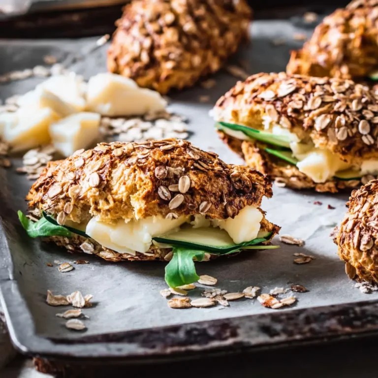 Müslibrötchen mit Hüttenkäse