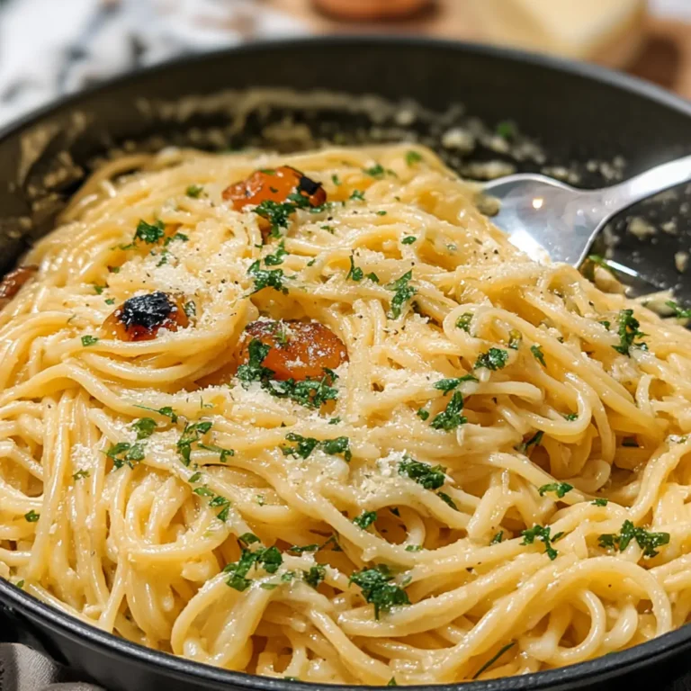 One Pot Knoblauch Käse Pasta