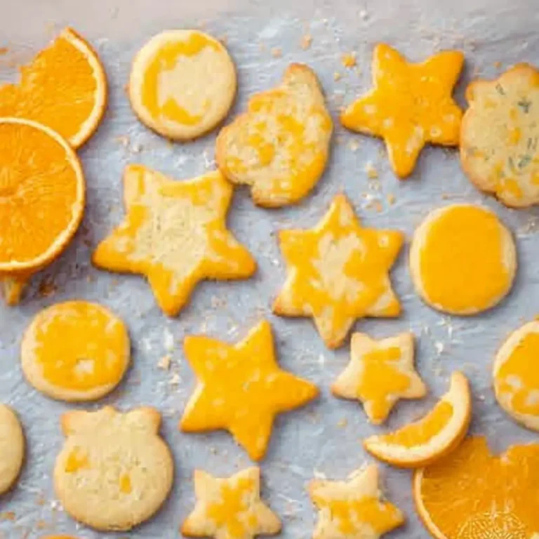 Orangenplätzchen