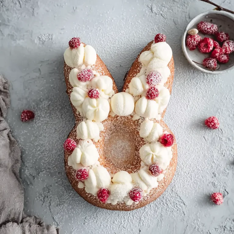 Osterkuchen in Hasenform