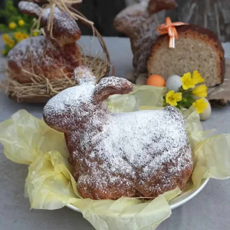 Osterlamm backen in Hell und Dunkel