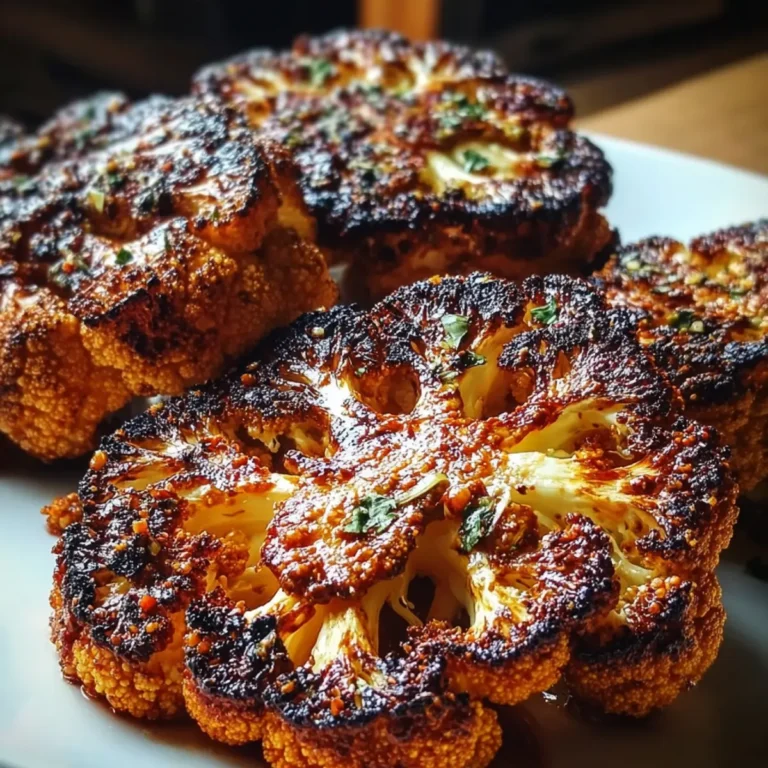 Rauchige BBQ Blumenkohlsteaks