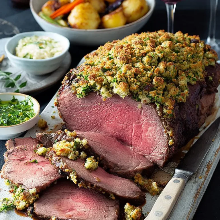 Roastbeef mit Brezenkruste