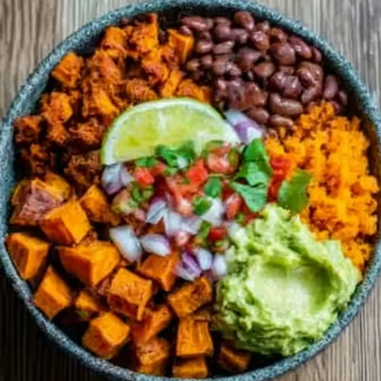 Süßkartoffel Burrito Bowl