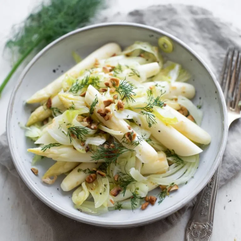 Spargel-Salat mit Fenchel