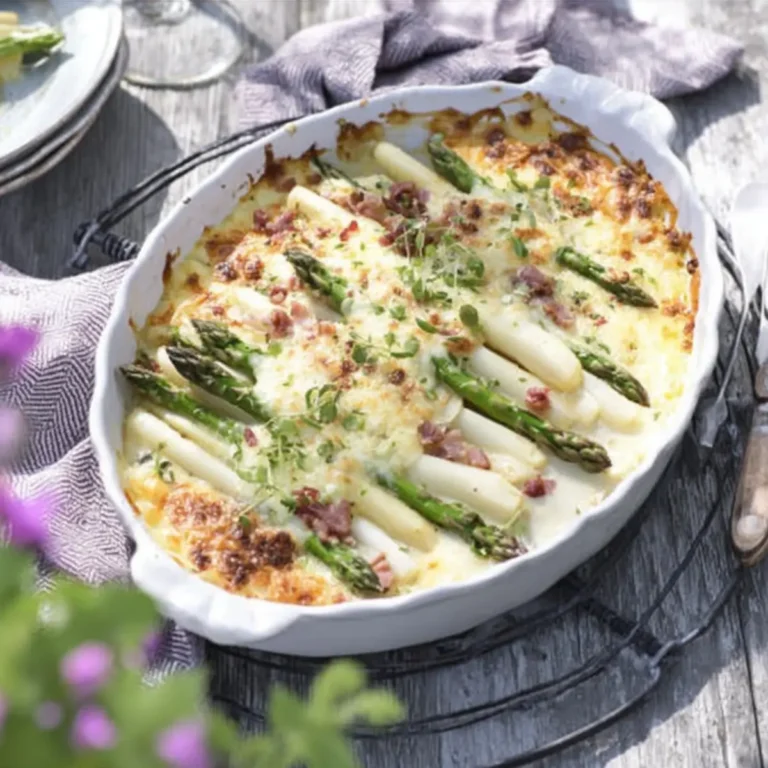 Spargelgratin
