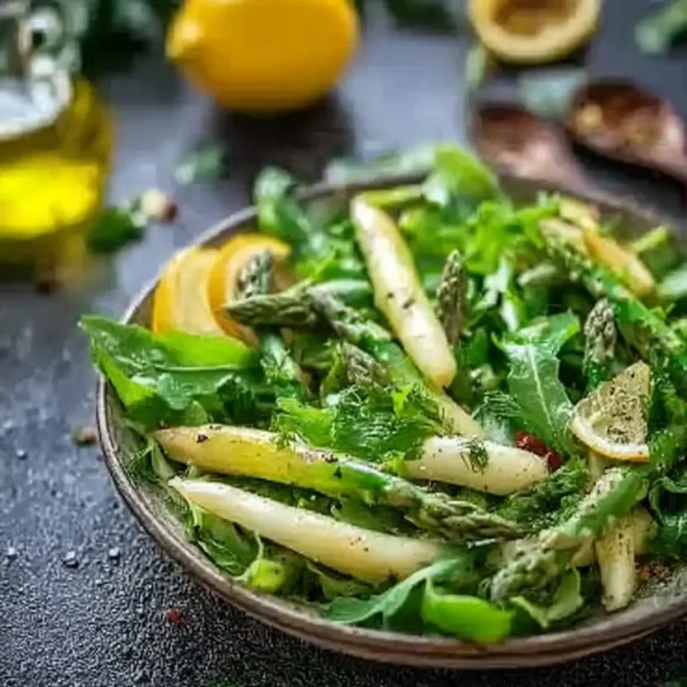 Spargelsalat mit Zitronen Dressing