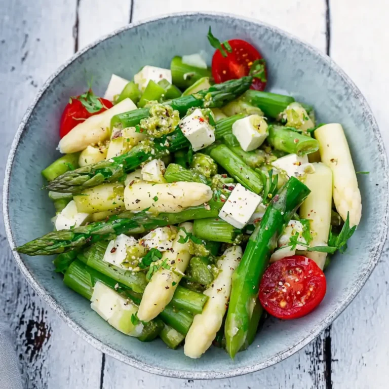 Spargelsalat mit grünem Spargel