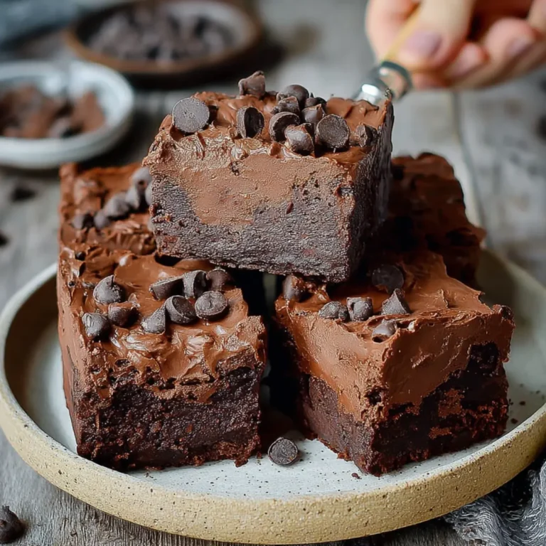 Vegane Kichererbsen Brownies