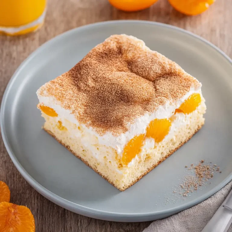 Veganer Fantakuchen mit Mandarinen und Schmand