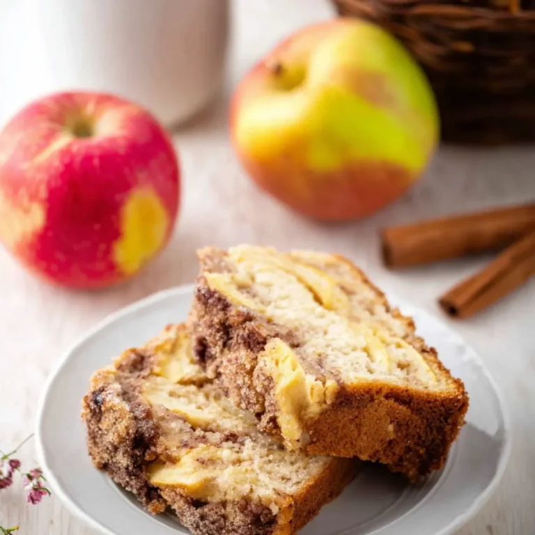 Veganer Zimtkuchen mit Apfel