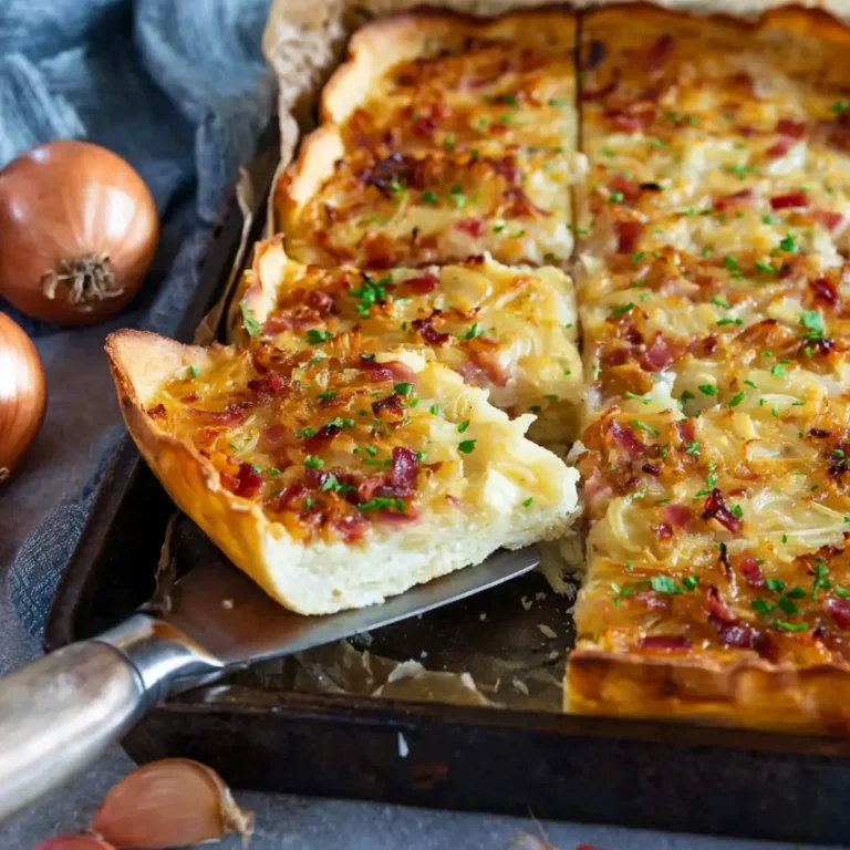 Zwiebelkuchen vom Blech