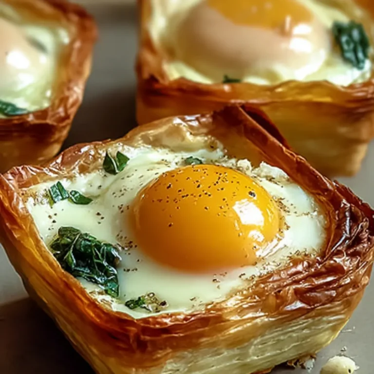 Überbackene Eier Napoleon