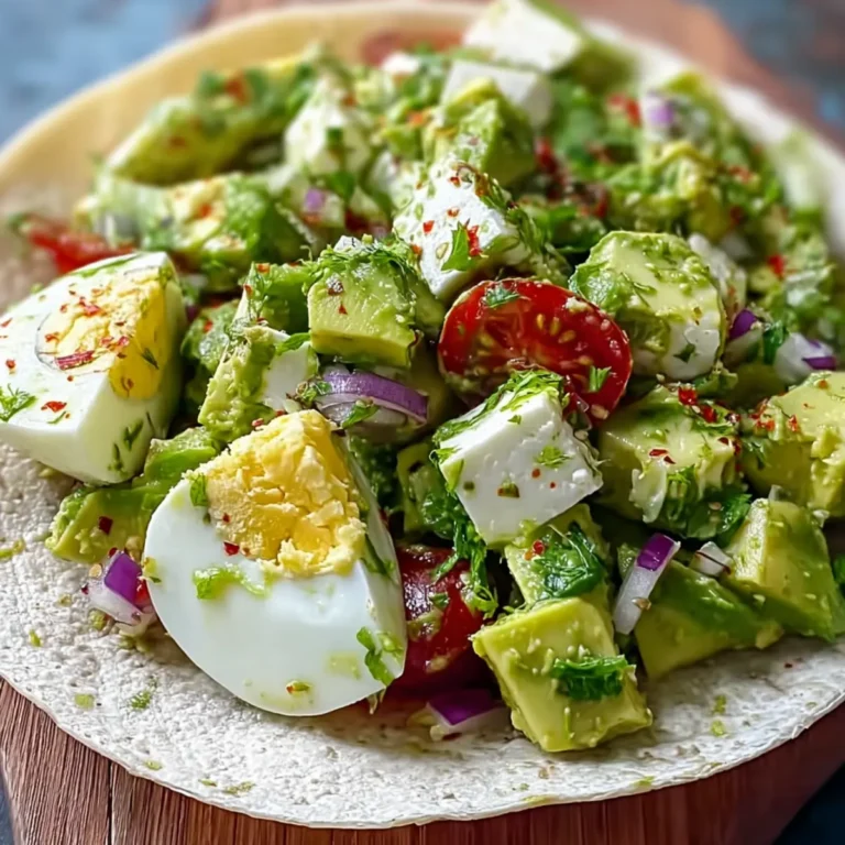 Avocado Ei Feta Salat