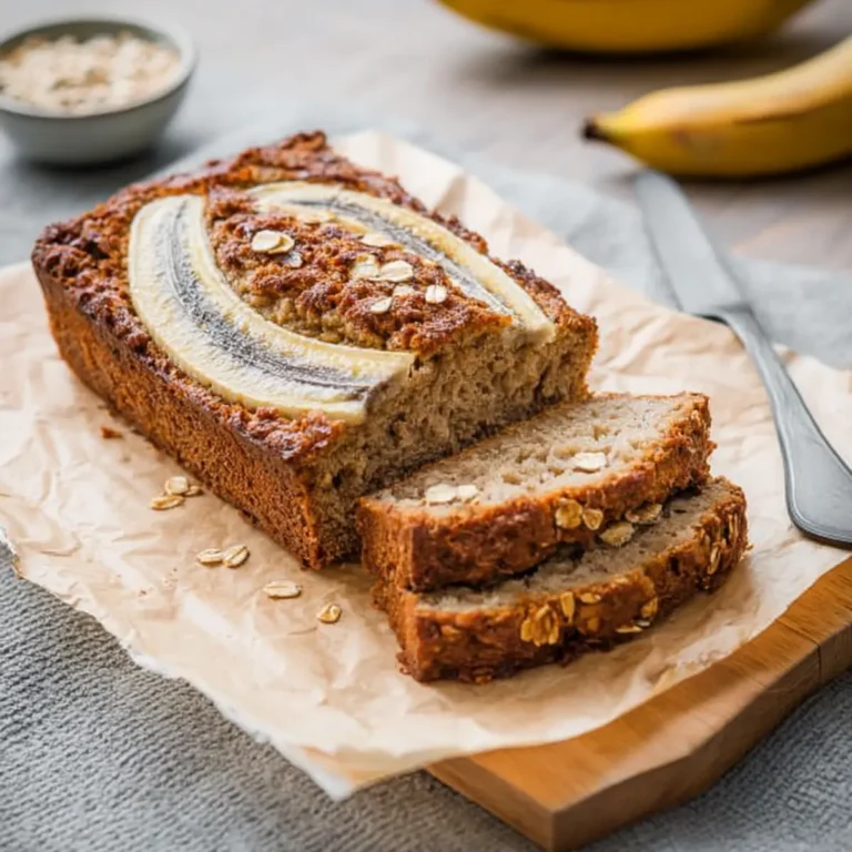 Bananenkuchen mit Haferflocken
