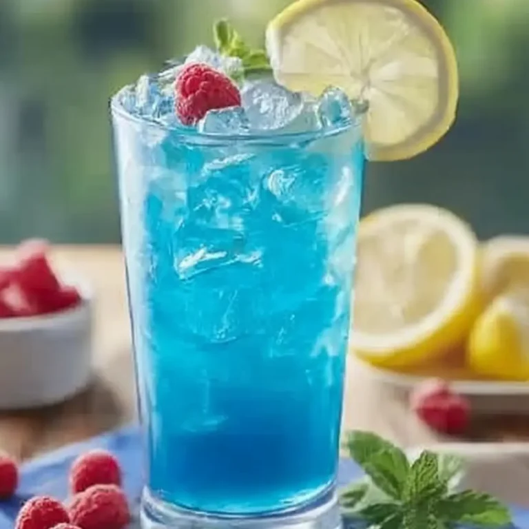 Blaue Himbeer Limonade