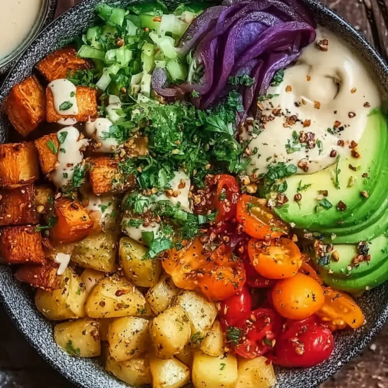 Buddha Bowl mit Kartoffeln