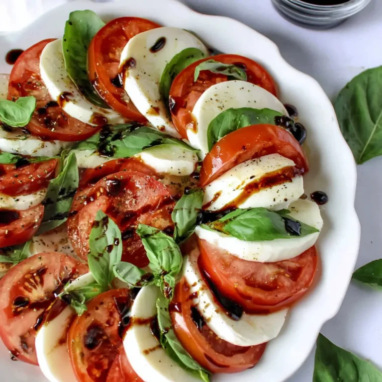 Caprese Salat mit Balsamico Reduktion