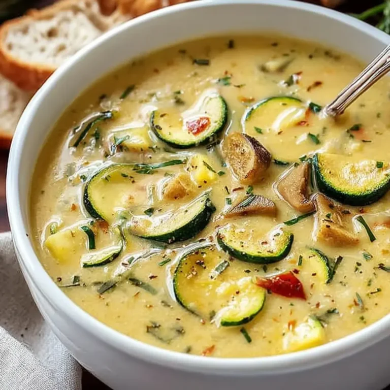 Cremige Zucchinisuppe