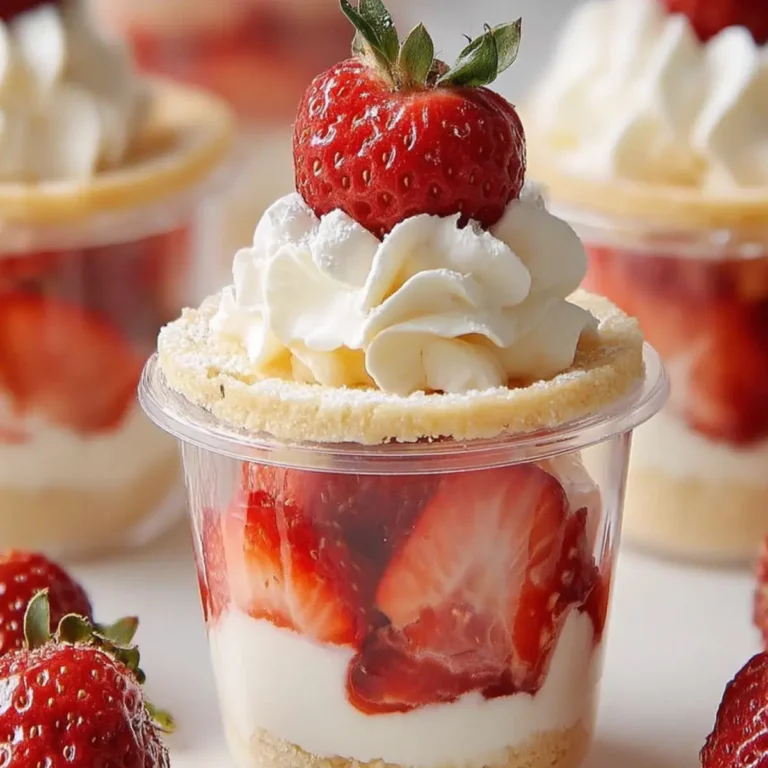 Erdbeer Shortcake Becher
