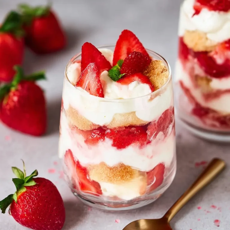 Erdbeer Tiramisu im Glas