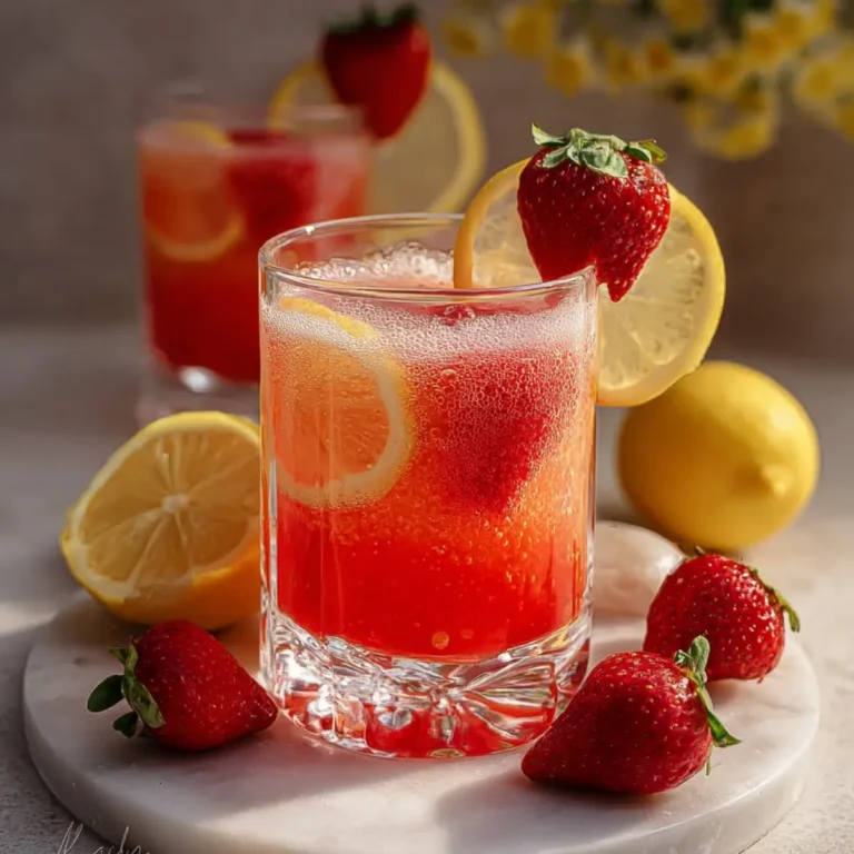 Erdbeer Zitronen Limonade