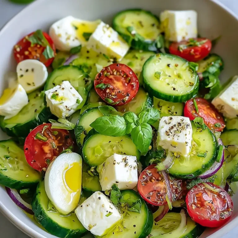 Gurken Mozzarella Salat