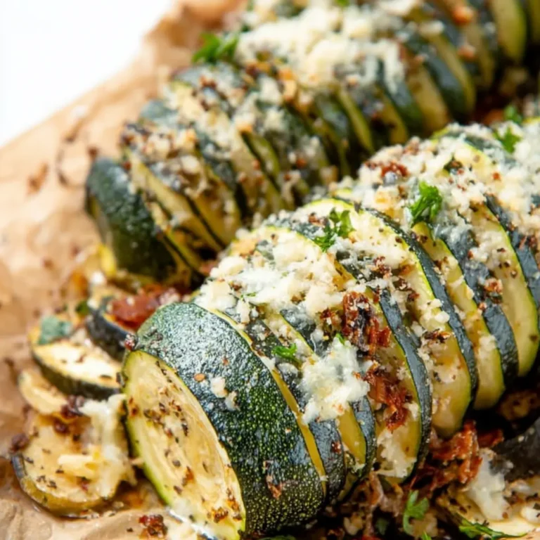 Hasselback Zucchini