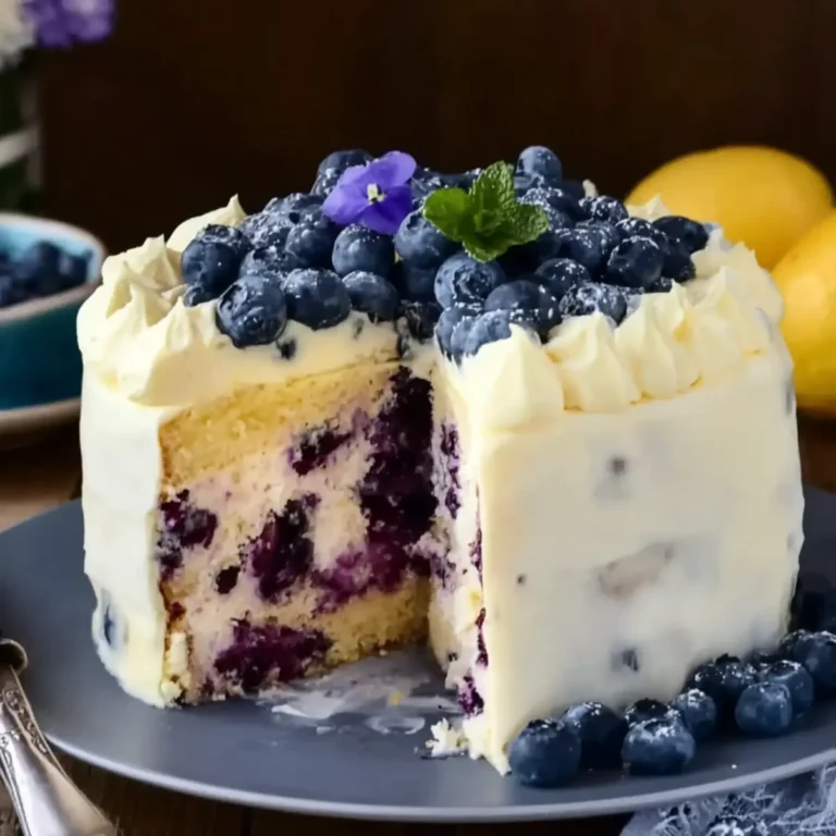 Heidelbeer Zitronen Torte