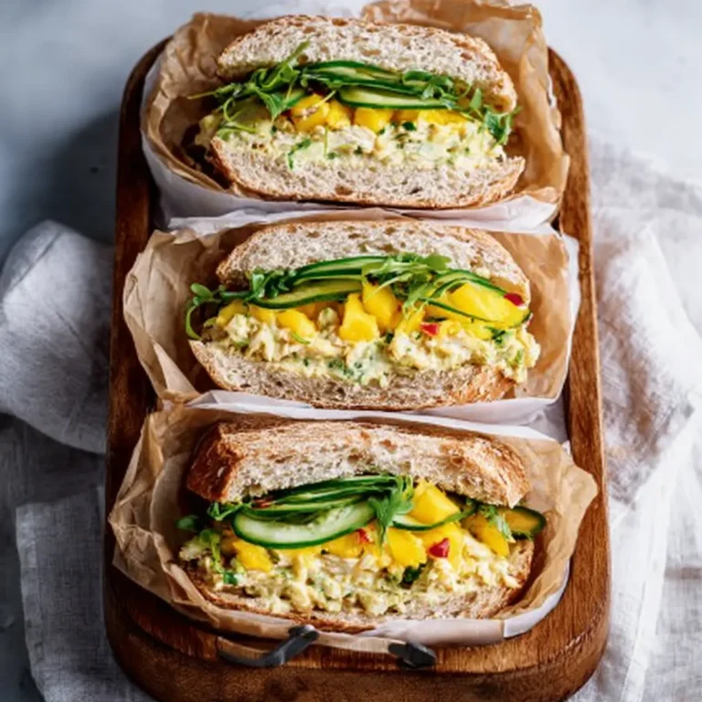 Hähnchen Mango Sandwich
