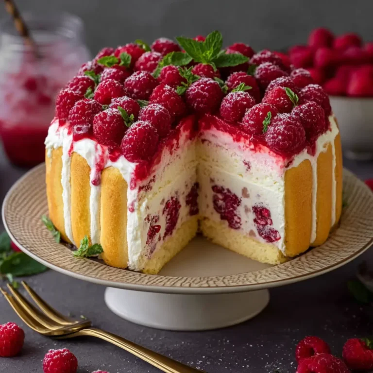 Himbeer Charlotte ohne Backen