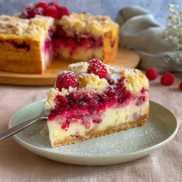 Himbeer Quark Kuchen