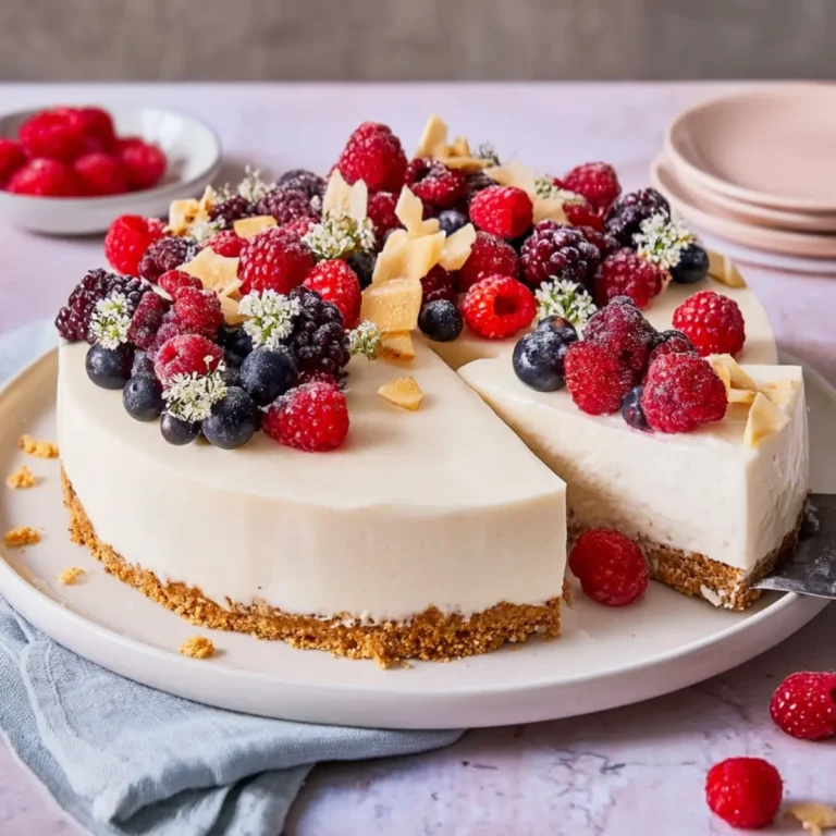 Joghurt Beerentorte ohne Backen