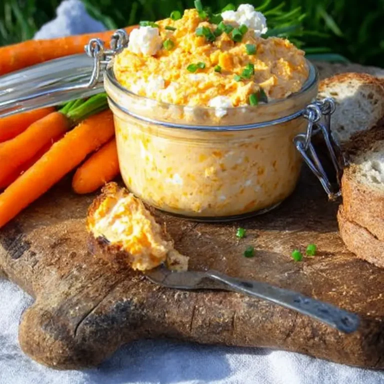 Karotten Rillettes mit Frischkäse